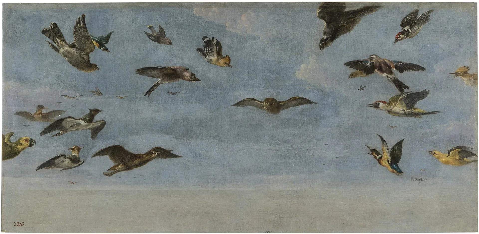 Volo di uccelli - Museo del Prado